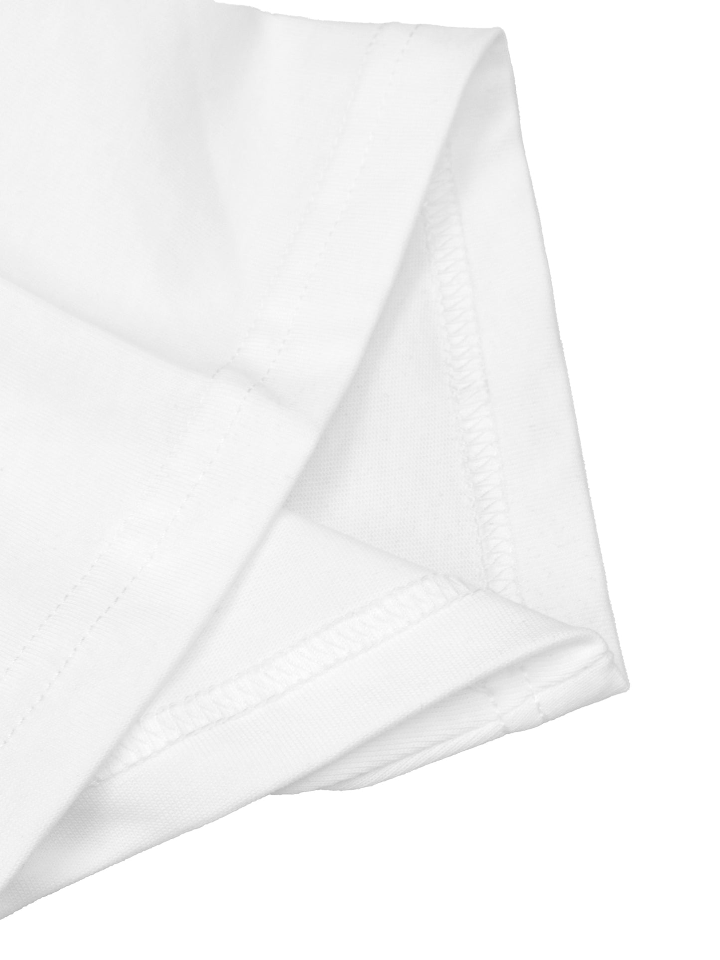 Prophetic Company DROP001 Be Strong and Courageous White Classic Loose Boxy Tee